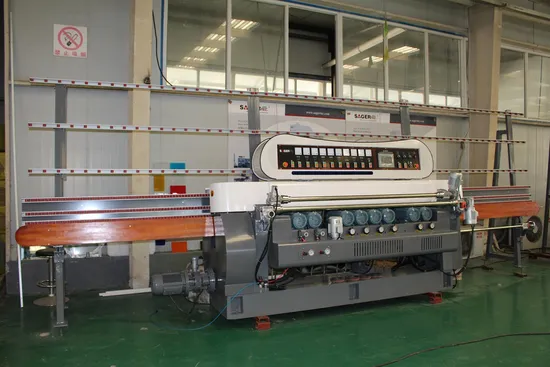 Lucidatrice per bordi di vetro float e specchio