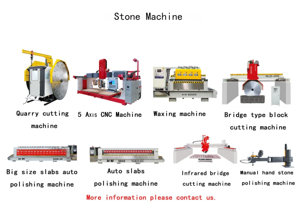 Stone Industry Henglong Tile Cutter Multi Blade Block Cutting Machine