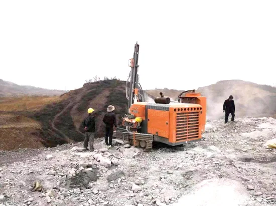 Vendita calda Raccolta polveri Cingoli idraulici/diesel/Cingoli in gomma DTH Trapano/Trapano per uso in miniere/cave/tecnologia di brillamento