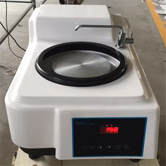 Levigatrice e lucidatrice metallografica a controllo manuale con velocità infinitamente variabile