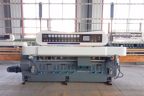 Lucidatrice manuale per vetro piano con 9 motori