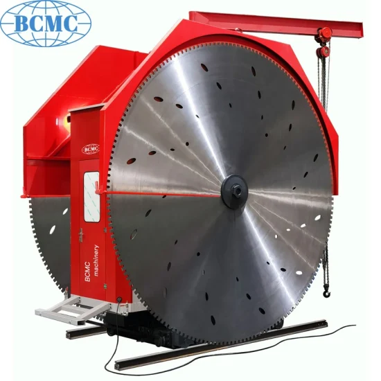 Macchine da taglio a blocchi per taglierina per estrazione mineraria di granito a doppia lama serie Bcmc Bcqz in vendita